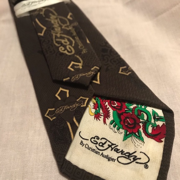 Ed Hardy Silk Tie